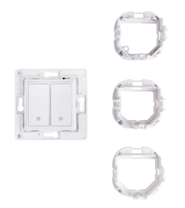 Shelly Wall Switch 2 Farbe Weiß - SMARTBLU