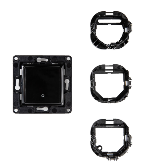 Shelly Wall Switch 1 Farbe Schwarz - SMARTBLU