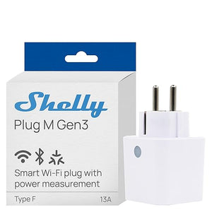 Shelly Plug M Gen3 Farbe Weiß 4er Set