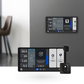 Shelly Wall Display X2 + BLU H&T schwarz - SMARTBLU 
