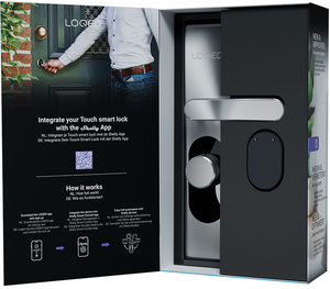 Shelly LOQED Touch Smart Lock Edelstahl Stainless Steel - SMARTBLU 