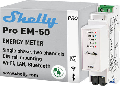 Shelly Pro EM - 50A smarter Energiemesser