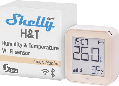 Shelly Plus H&T Gen. 3 Farbe Mocha