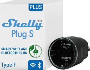 Shelly Plus Plug S colore nero