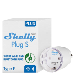 Shelly Plus Plug S colore bianco