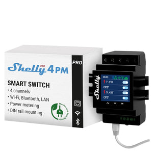 Shelly Pro 4PM - SMARTBLU